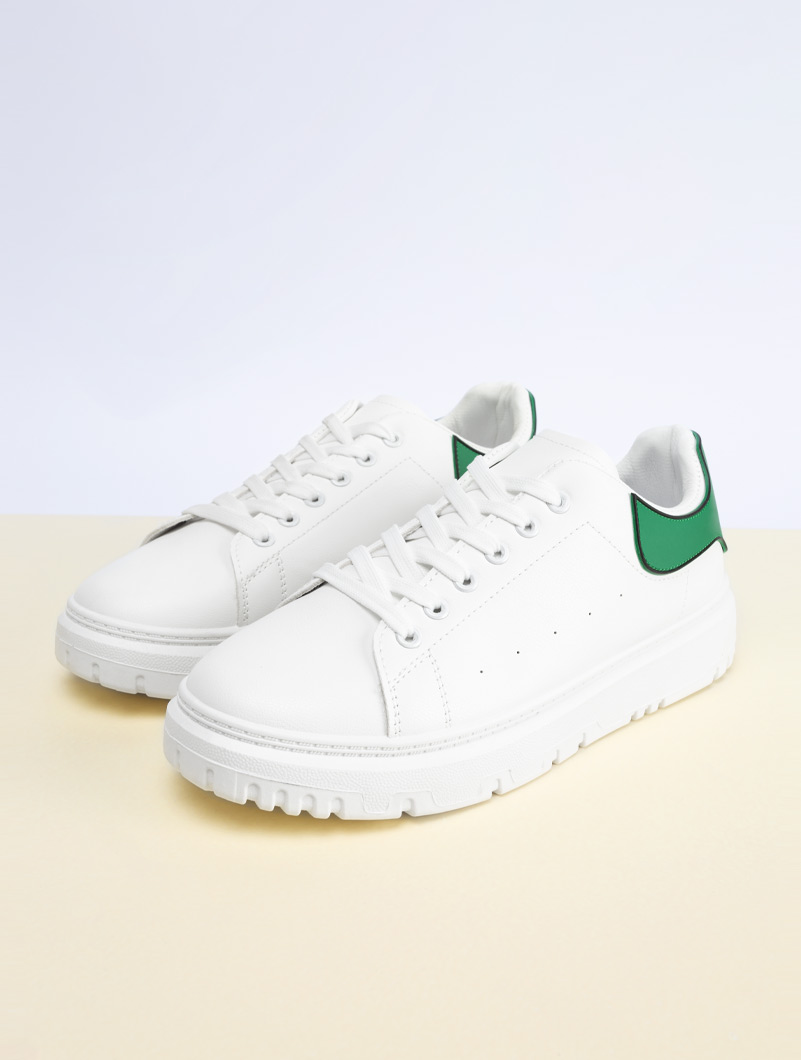 Baskets bicolore